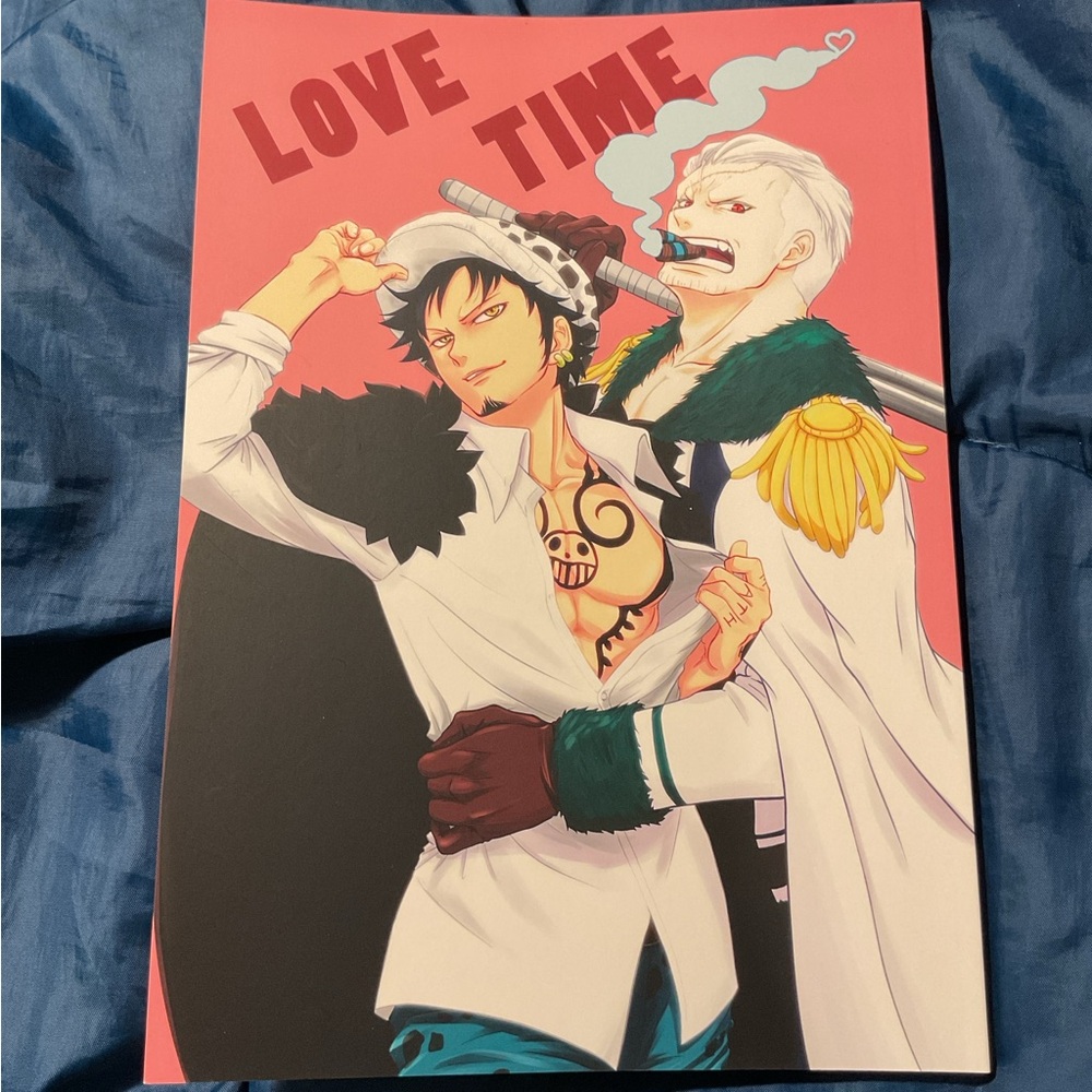 SmoLaw Smoker x Trafalgar Law Yaoi Doujinshi Japanese manga Love Time by GF
